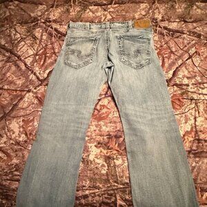 Mens Silver Jeans